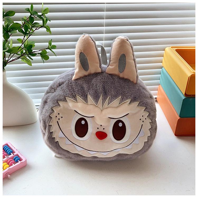 Cute Labubu Big Head Backpack & Children's Crossbody Bag