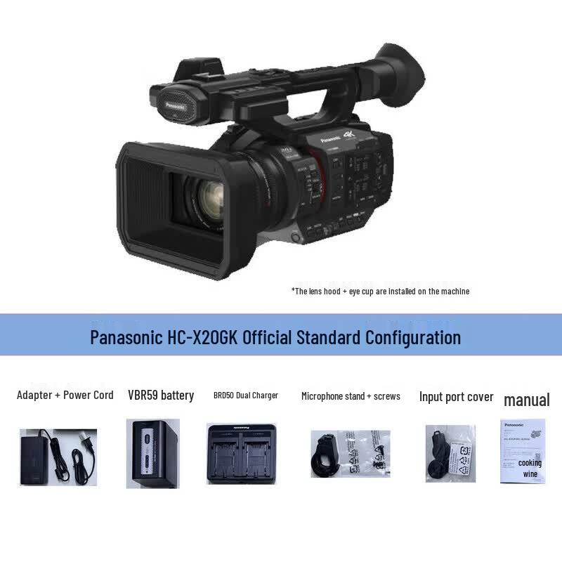 Panasonic Ручная 4K-видеокамера HC-X20GK