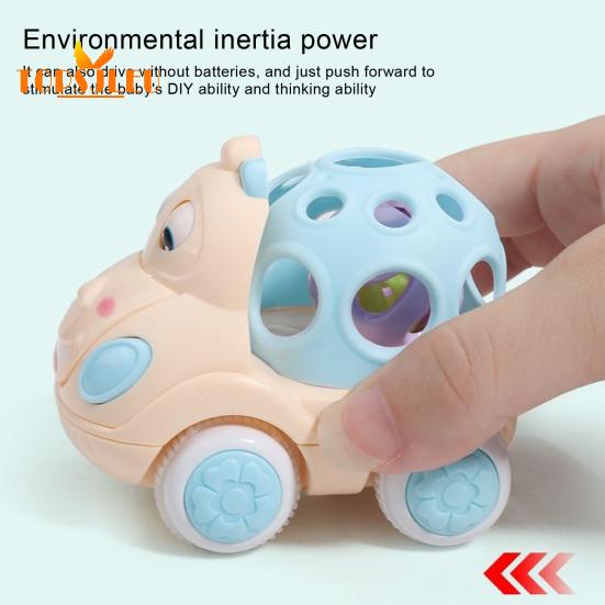 Игрушка-машинка для мальчиков и девочек, милая черепаха/грузовик/кран, автомобильная погремушка, мультяшная игрушка, мягкая погремушка, сенсорная игрушка, дошкольное обучение, подарок для детского душа