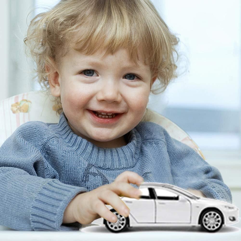 1/32 масштабная игрушечная машинка Tesla Model S, модель из сплава, автомобили с откатным механизмом, игрушки для малышей и детей