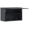 Wall Mounted Garage Cabinet with Gas Pressure Lift Door Anthracite