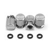 lcqg2 4PCS Car Wheel Tire Valve Caps Tyre Stem Covers Airdust Waterproof For Ford Ranger Accessories