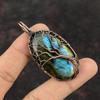 Tree Of Life Labradorite Pendant Copper Wire Wrapped Pendant Handmade Gemstone Pendant Designer Copper Jewelry Tree Of Life Jewelry For Gift