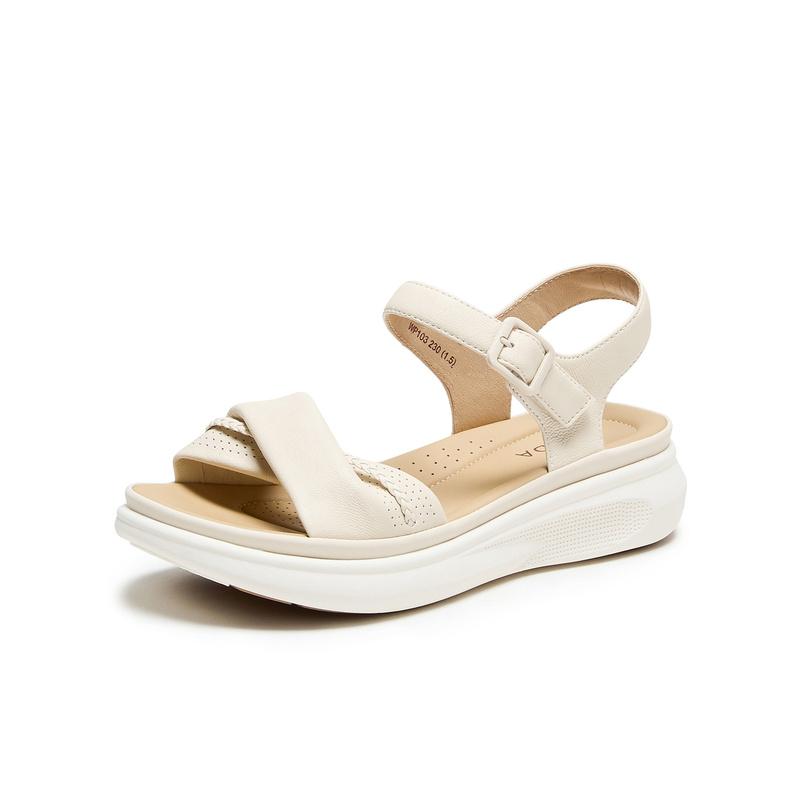 Senda Women's 2026 Summer New Fashion Comfortable Thick Bottom Casual Sandals WP103BL6
