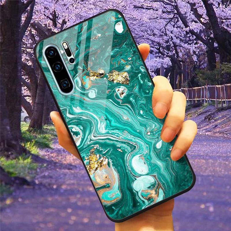 Чехол для телефона Huawei P30 Pro Lite Чехол Закаленное стекло Космический Волк Лев Funda для HUAWEI P30 Lite Роскошные чехлы P30Pro P 30 Кошка