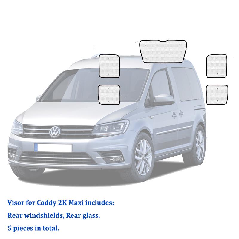 Для Volkswagen VW Caddy Mk2 Maxi 2003 ~ солнцезащитные козырьки с полным покрытием Shuttle California автомобильные аксессуары авто козырек лобового стекла 2007