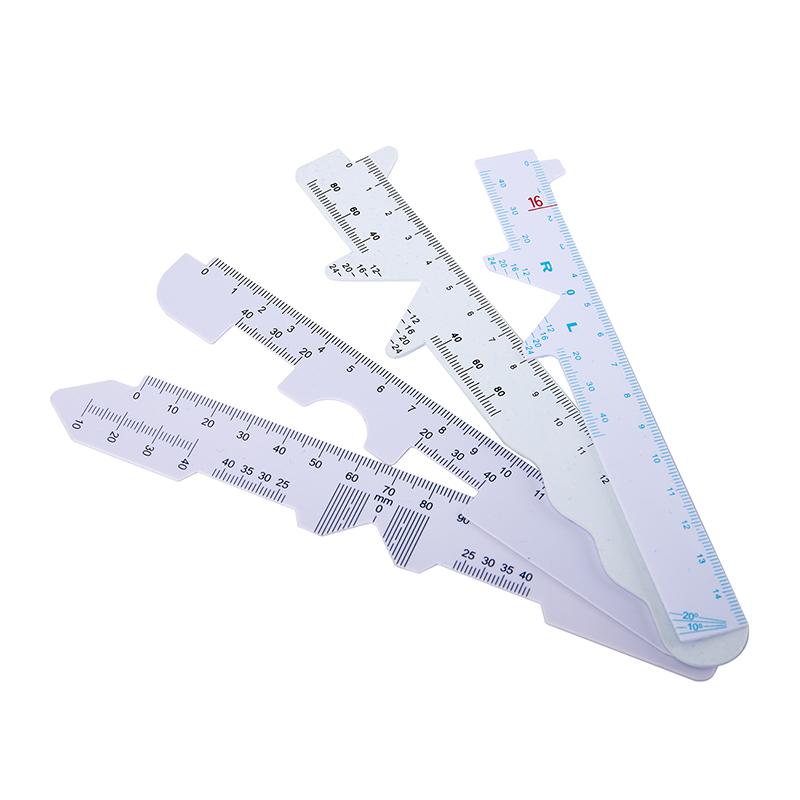 1/4pcs PD Ruler Measure Optical Vernier PD Ruler Pupil Distance Meter Eye Ophthalmic Tool Eye Occluder For Vision Test Eye Care