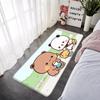 Door Mats Interior Foot Rug Welcome Floor Mat for Entryway Cute BuBu DuDu Bear Hallway Carpet Kitchen Rugs Fluffy Home Decor
