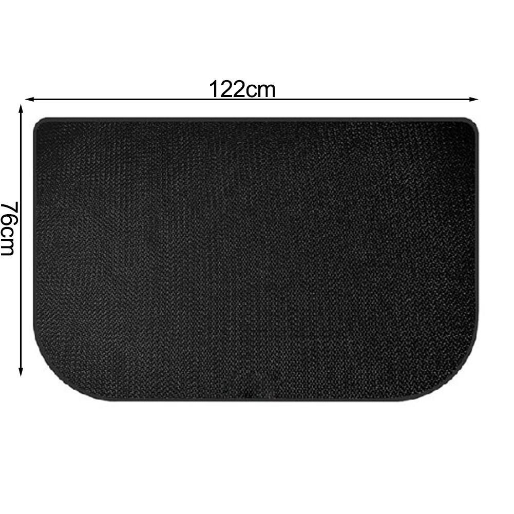 Полукруглый силиконовый коврик для камина, огнестойкий напольный коврик, теплоизолирующий, термостойкий, для печи, гриля, внутреннего использования у огня