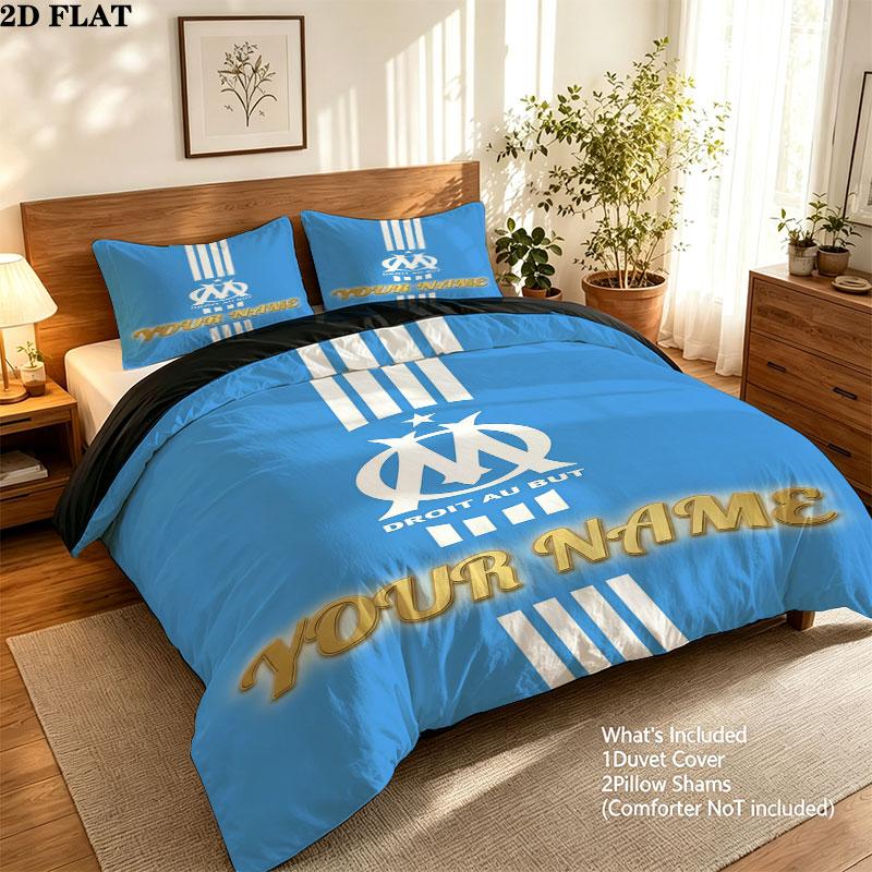 Custom Om Bedding Quilt Set Quilt Cover Pillowcase Home Decoration Birthday Gift (1 * duvet cover + 2 * pillowcase, without core)