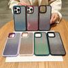 Gradient Color Bling Glitter Case For Iphone 11 12 13 14 Pro Max X Xs Xr 6 7 8 Plus Se Shockproof Transparent Hard Acrylic Cover