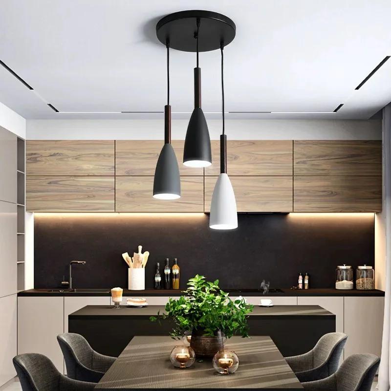 Nordic Minimalist Pendant Light Modern Hanging Lamp Dining Table Kitchen Island Lighting Fixture Dining Room Hoom Decoration