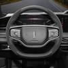 Suitable for Lincoln Anti-Slip Buckle Segmented Suede Steering Wheel Cover Suitable for Mkc Mkz Mkx Continental Navigator Mkt Mark Viii Town G1