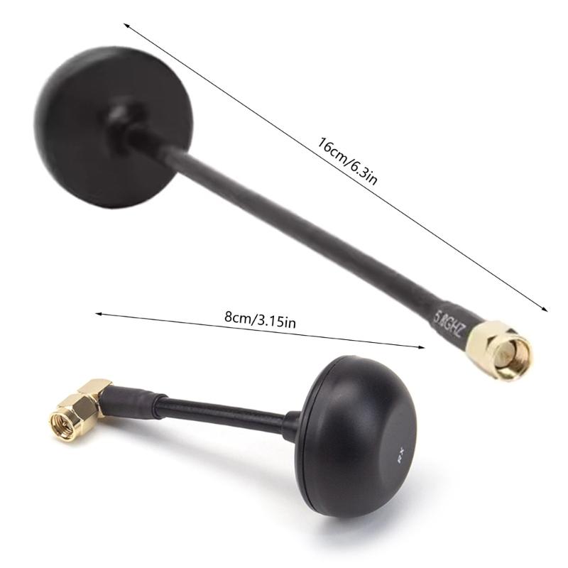 5.8GHz Mushroom Antenna Video Glasses SMA Connector Antenna Stable Signal Transmission for FPVs and Video Devices