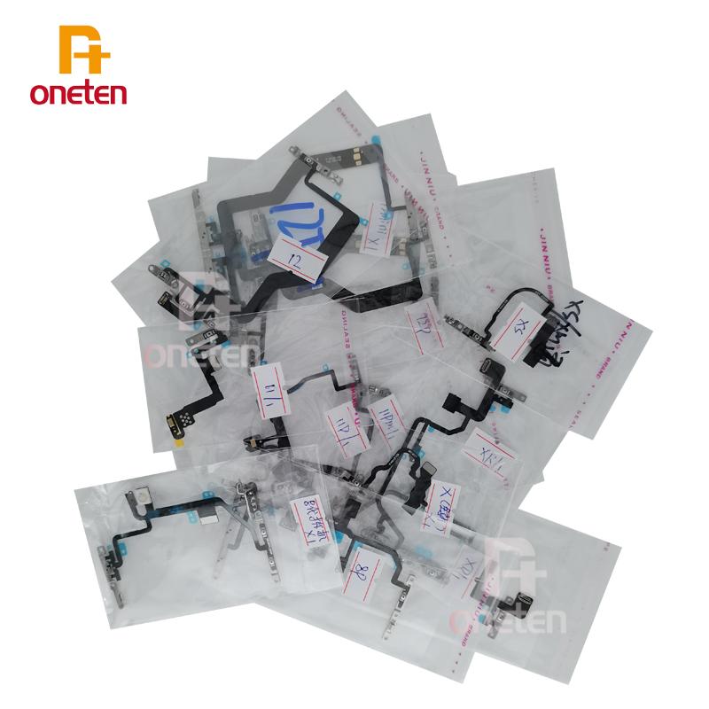 ONETEN Power On Off Volume Switch Key Button Control Flex Cable For iPhone 11Pro Mobile Phone Repair Replace Flat Cable Parts