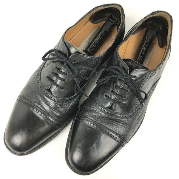 Spanish Vintage Mezlan Cap Toe Business Shoes Black size 9.5W 27.5 Men's(USED)