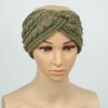 Повязка на голову Мягкая шерстяная вязаная повязка на голову с разноцветными точками Бархатная подкладка Теплая Дышащая Эластичная резинка для волос Аксессуары для волос