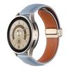 22 мм 20 мм Кожаный ремешок Для Samsung Galaxy Watch 6/4/5/5 Pro Classic Huawei watch 4/3/GT3 Магнитный ремешок Amazfit GTR/GTS 4 Correa
