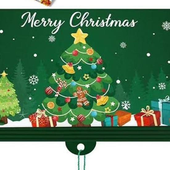 Christmas Cash Gift Envelope Money Gift Card Holder for Cash Surprise DIY Holiday Money Envelope with 10 Slots for Men Women