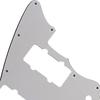 Guitar Pickguard for Squier Affinity Jazzmaster Guitar Pickguard Scratch Plate (3-Ply White)