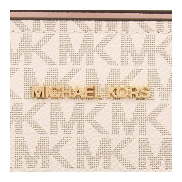 Michael Kors Сумка-тоут из ПВХ с принтом логотипа Женская сумка-тоут Светло-розовый 35F3GTVT3B-PWDBLSHMLT