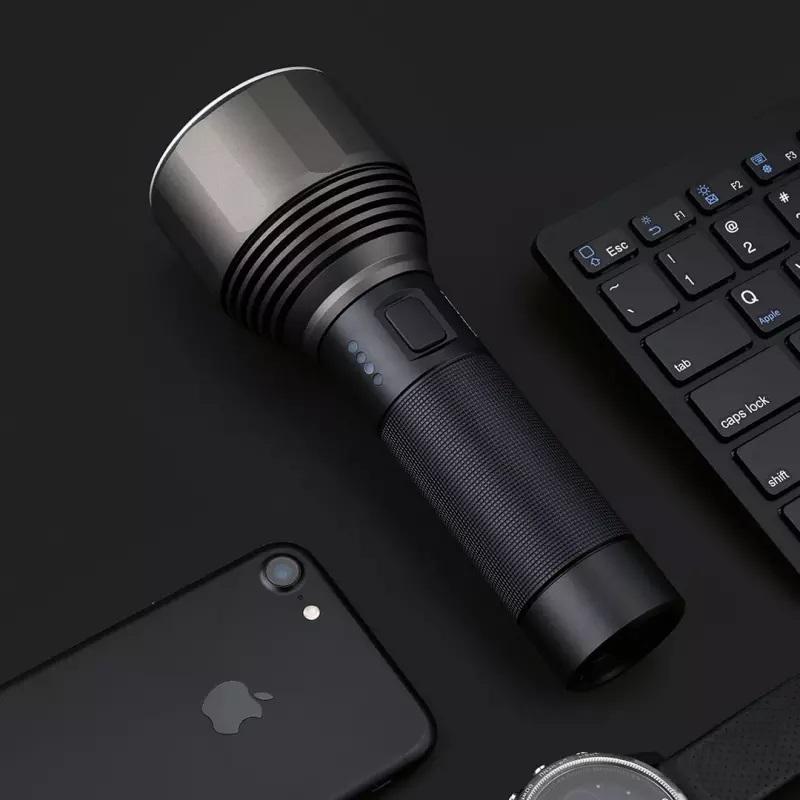 Xiaomi Youpin NexTool 2000lm 380m уличный фонарик USB-C перезаряжаемый IPX7 водонепроницаемый портативный фонарик для путешествий и кемпинга