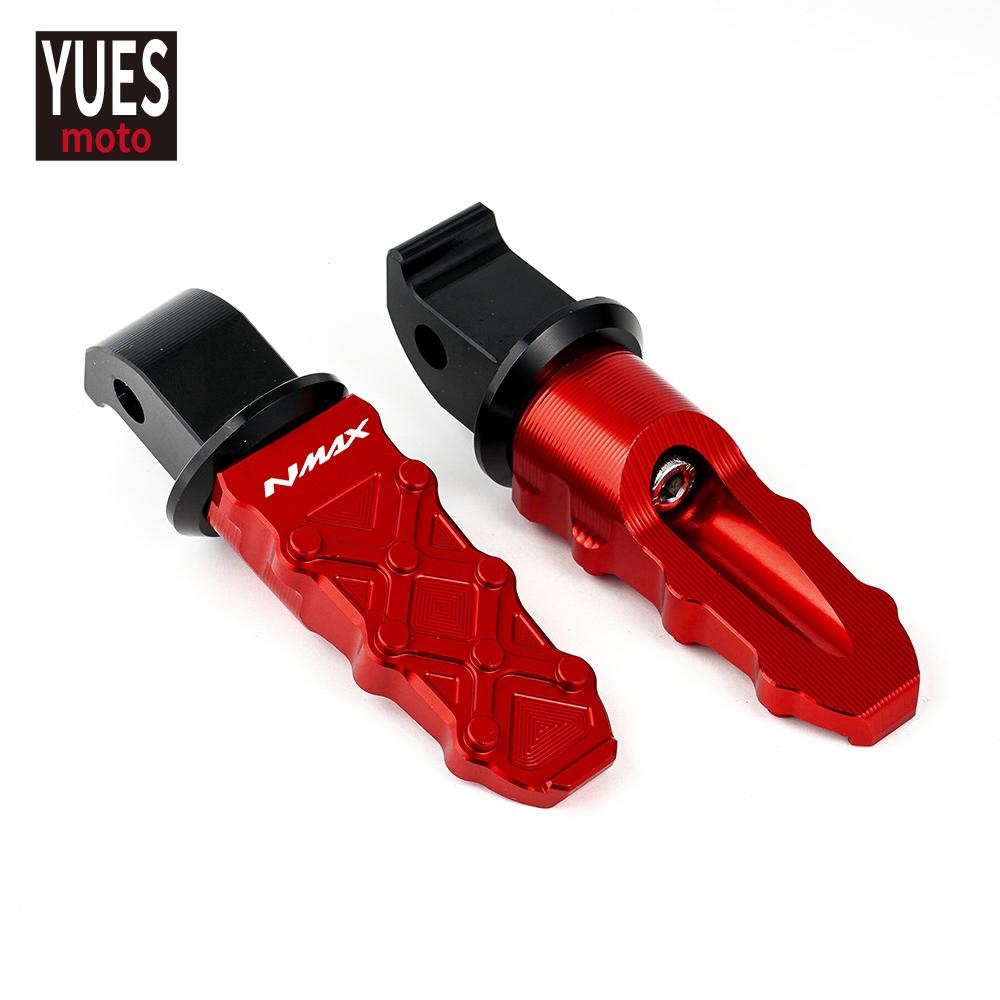 Мотоциклетные аксессуары Задние подножки Подставки для ног Пассажирские подножки для Yamaha NMAX155 NMAX 155 125