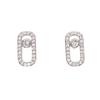 Mimimalist Cute Jewelry Authentic 925 Sterling Silver 1pc No Move Cz Stone Stud Earrings For Women Crystal Delicate Tiny Earring