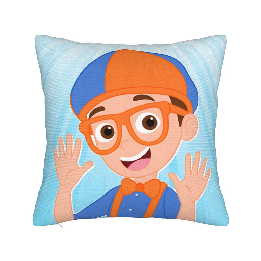 Cartoon B-Blippiing Pillow Case Custom Pillow Cover Kawaii Pillowcases For Sofa Bedroom Home Decor
