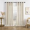 Rainbow Hemp Wabi Sandy Wind Window Screen, Thickened Japanese Light-Transmitting And Opaque Linen Finished Curtain Cloth
