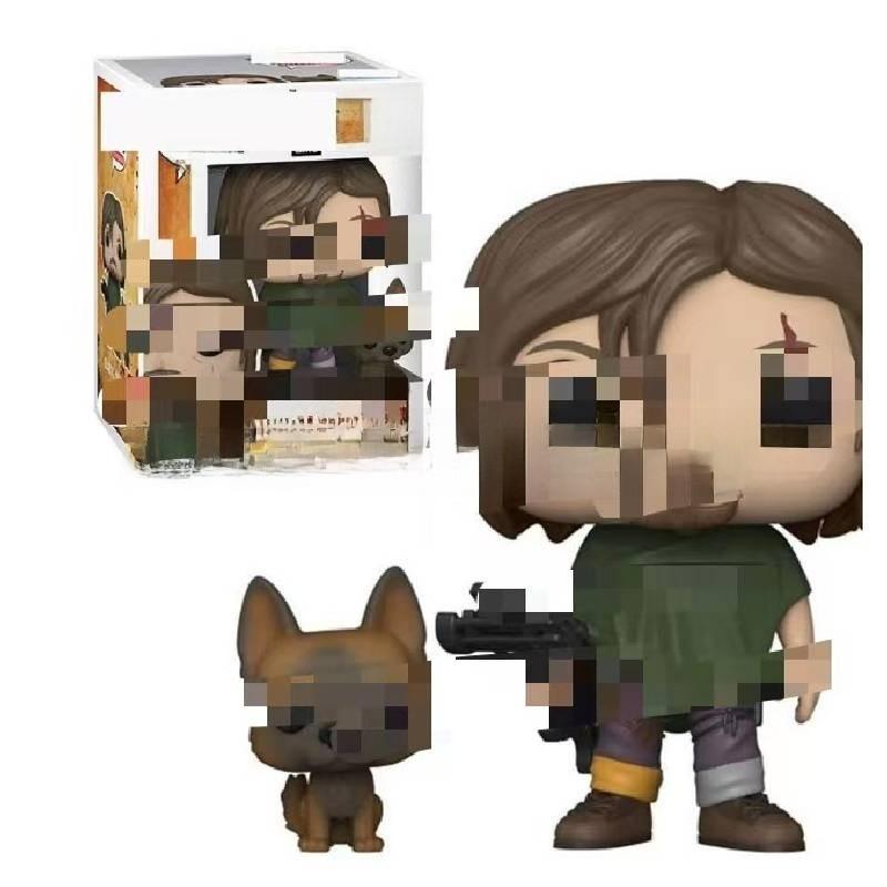 Walking Dead Daryl Dixon Collectible Figure With Dog For Kids And Fans