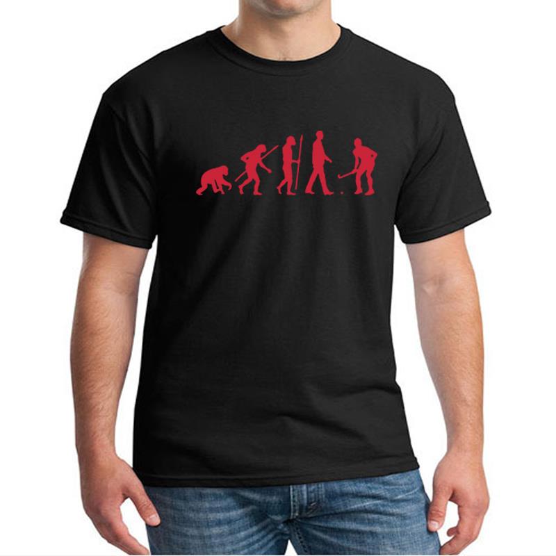 Evolution Field Hockeyer Unisexs Print Tshirt 100 Cotton Male Tops Tee Casual Popular Fashion Oneck T Shirt Harajuku Streetwear