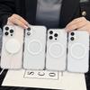 Магнитный прозрачный акриловый чехол для iPhone 17 Pro Max