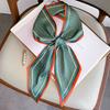 New Summer Thin Simple and Fashionable Strip Scarf Beautiful Scarf Decorative Hairband High-end Neck Protection Bag for Women