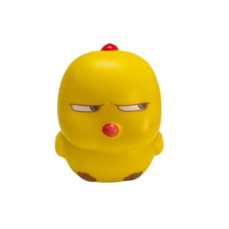 Милая маленькая желтая курица, игрушка-антистресс, ПУ игрушка для снятия давления для детей, Идеально подходит для праздничных подарков