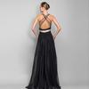 Women Wedding Bride Bridesmaids Elegant Sleeveless Patchwork V Neck Maxi Long Dress Party Ball Gown