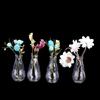2Pcs 1:12 Dollhouse Miniatures Glass Vase Model Doll House Accessories Decor Toy