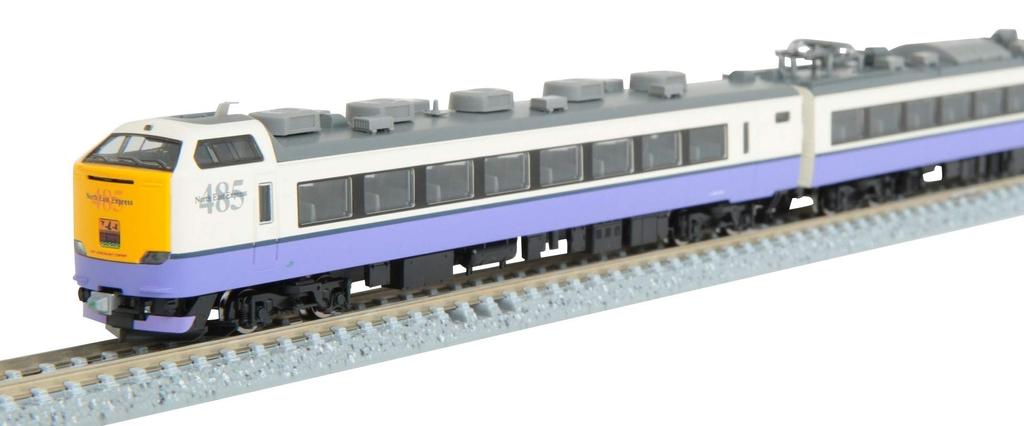 TOMIX N Gauge 485 3000 Series Limited Express Train Basic Set 4 Cars 98349 Модель железнодорожного поезда