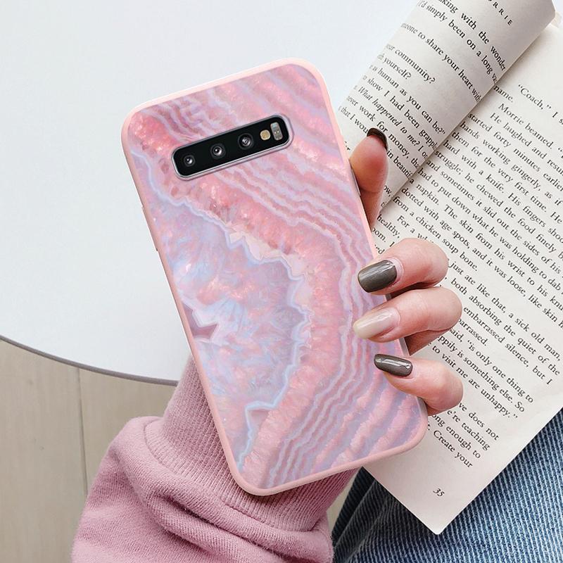 Цветной Роскошный Мраморный Чехол Для Samsung Galaxy S10 S 10 Plus S10E Fundas Мягкий ТПУ Защита Задняя Крышка Для Samsung S10 Ударопрочный