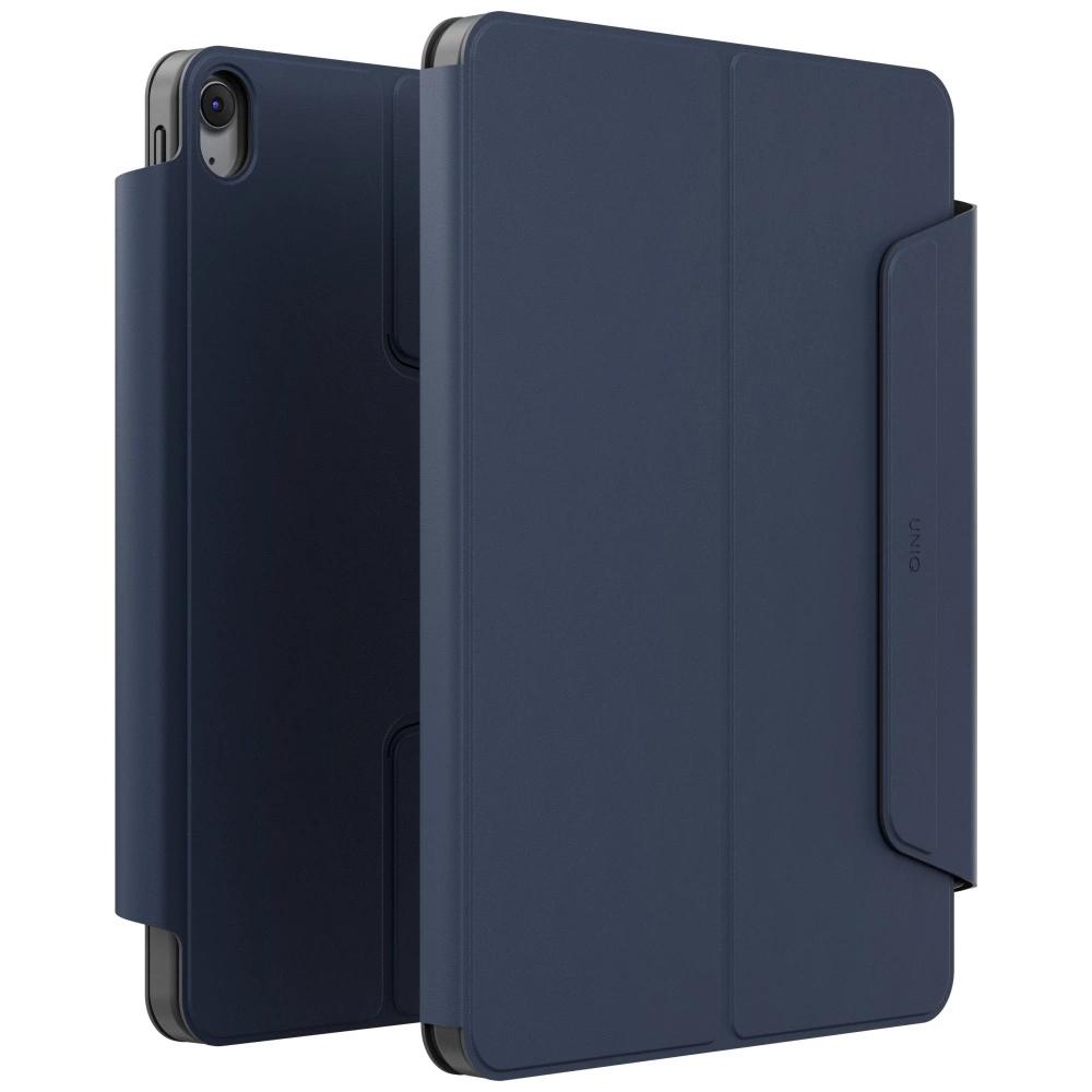 Etui UNIQ Rovus Snapmount Magnetic 360 Rotating Detachable do iPad 11" 2025 / iPad 10.9" 2022 (10 gen.) - granatowe