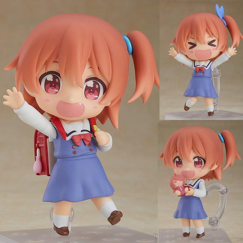 Q Version Anime Girl Figure: Cute, Beautiful, Replaceable Face Toy Ornament - Ideal Birthday Gift