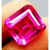 Square Cut 11 Carat Natural Sapphire Pink Loose Gemstone   Earring Size