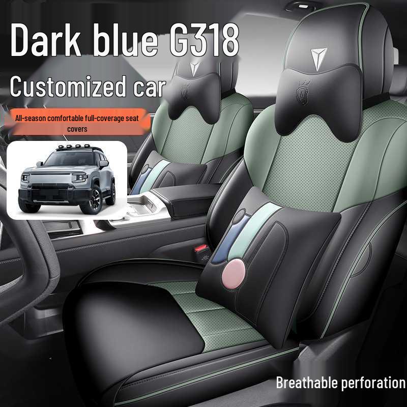 Changan Deep Blue G318 Perforated Leather All-Season Car Seat Cushion Cover
