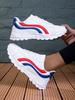 Women Casual Sneakers Side Platform Plus Size Vulcanized Shoes New Spring Flat Bottomed Casual Shoes