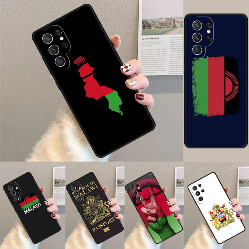 Силиконовый чехол для телефона с флагом Малави для Samsung Galaxy note 10 pro S26 S25 S24 S23 S22 S21 Plus S25Ultra Capa Cover