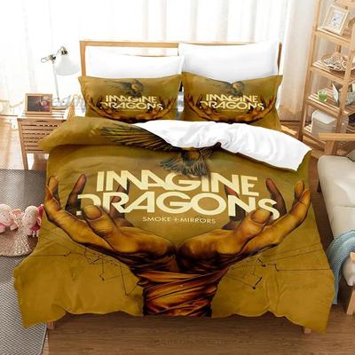 Комплект постельного белья Imagine Dragons Single Twin Full Queen King Size Комплект постельного белья Aldult Kid Bedroom Duvetcover Sets Комплект простыней с 3D-принтом