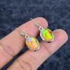 Orange Triplet Opal Gemstone 925Sterling Silver Jewelry Earring 1.38" M-3132