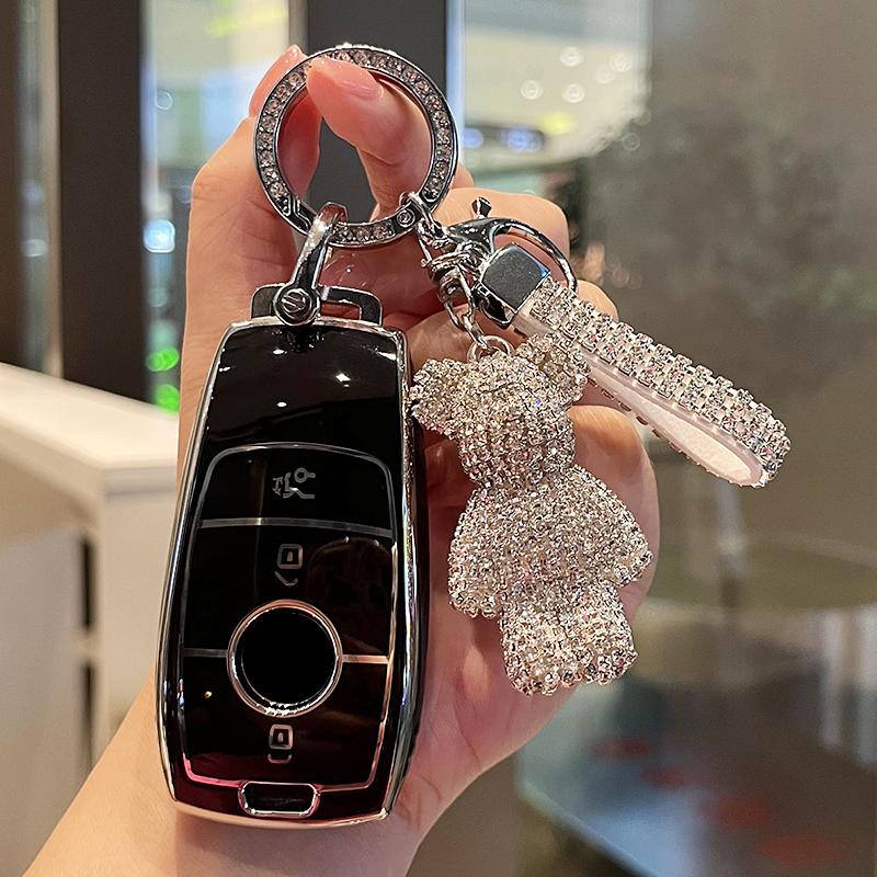 Чехол для автомобильного пульта дистанционного управления TPU для Mercedes Benz ACESG Class GLC CLA GLB CLE GLS W177 W205 W176 W213 W222 X167 AMG