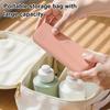 Silicone Makeup Brush Storage Bag Waterproof Portable Travel Multi-functional Toiletries Cosmetic Brush Organize Case Pouch