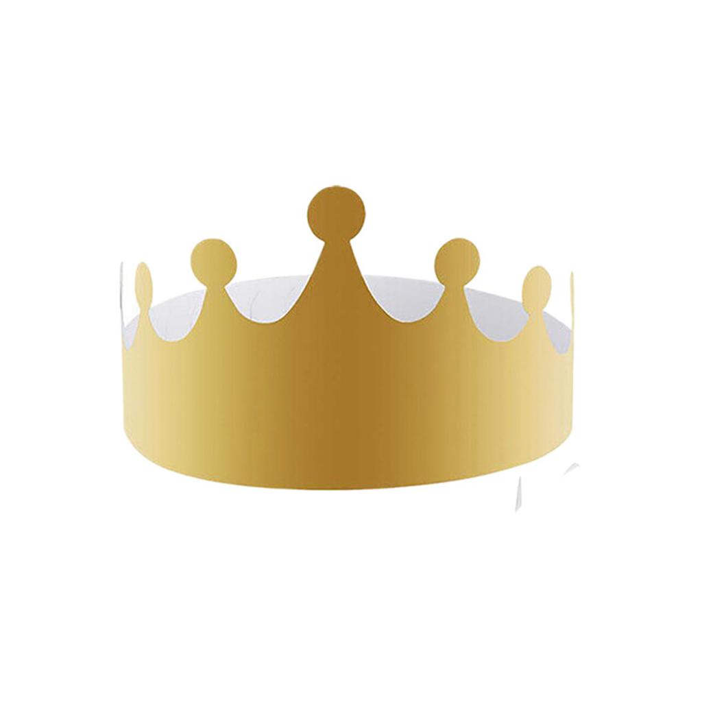 20 шт. Экологичные бумажные короны на день рождения для взрослых и детей, для праздников, ассорти цветов, безопасный дизайн